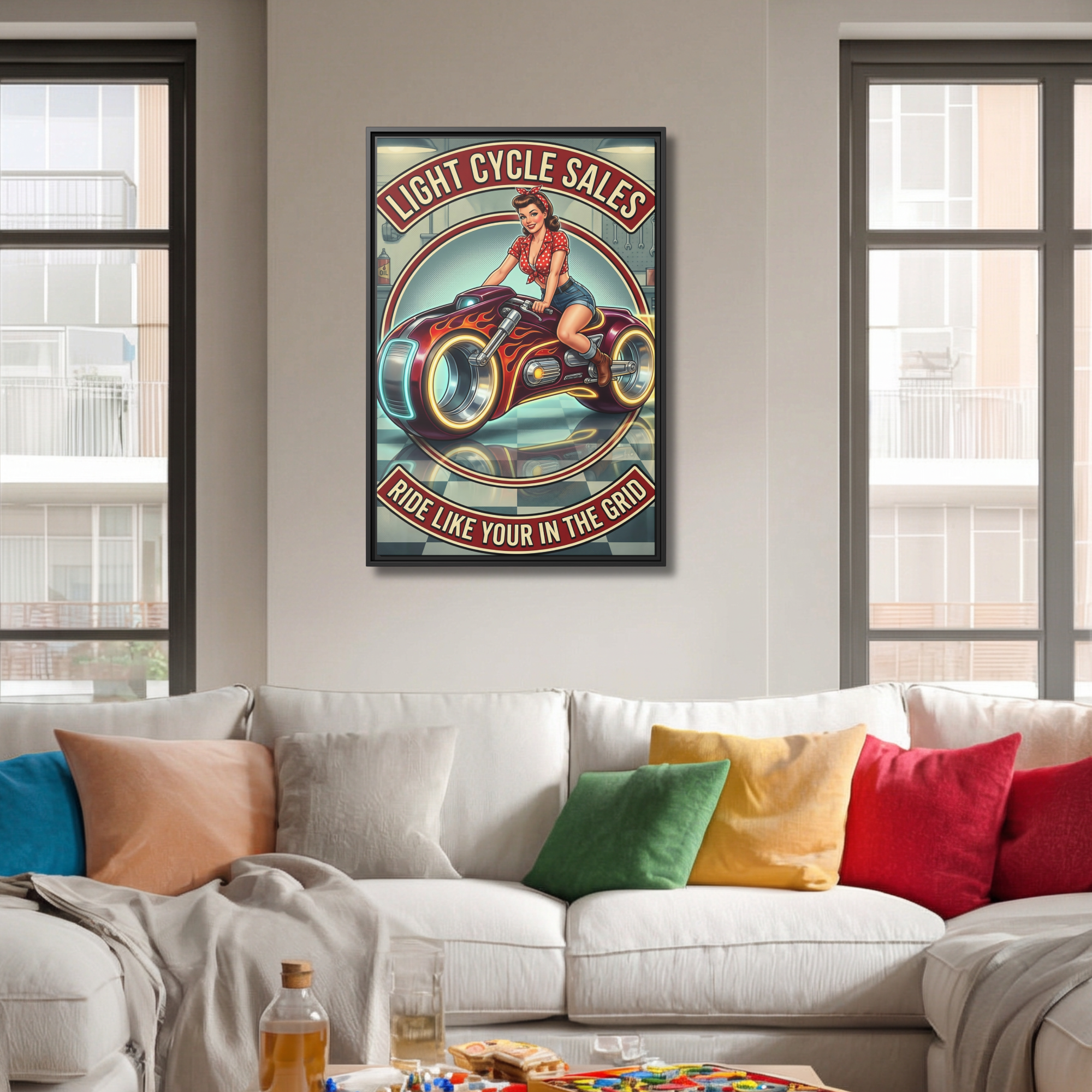 Light Cycle: Wall Art