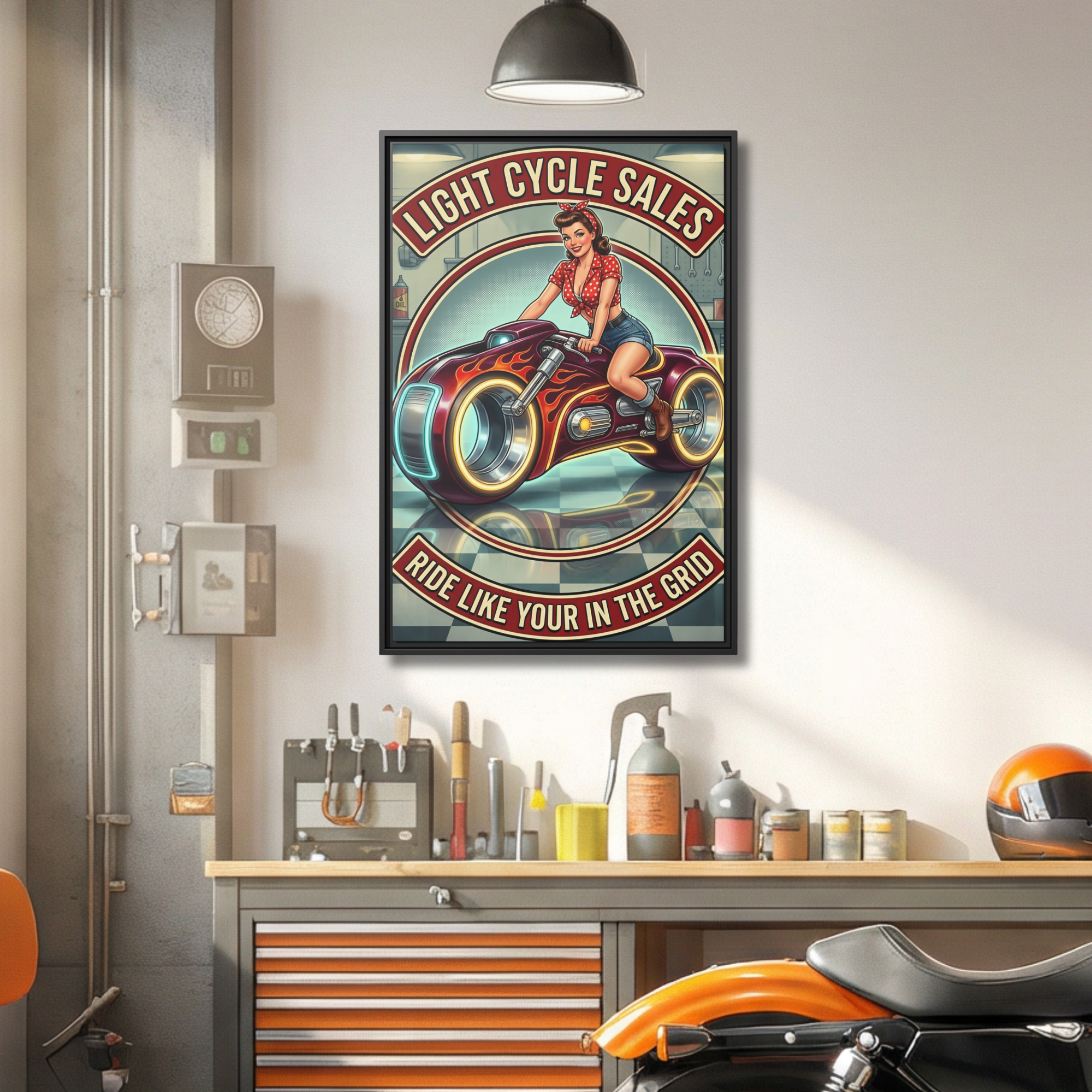 Light Cycle: Wall Art