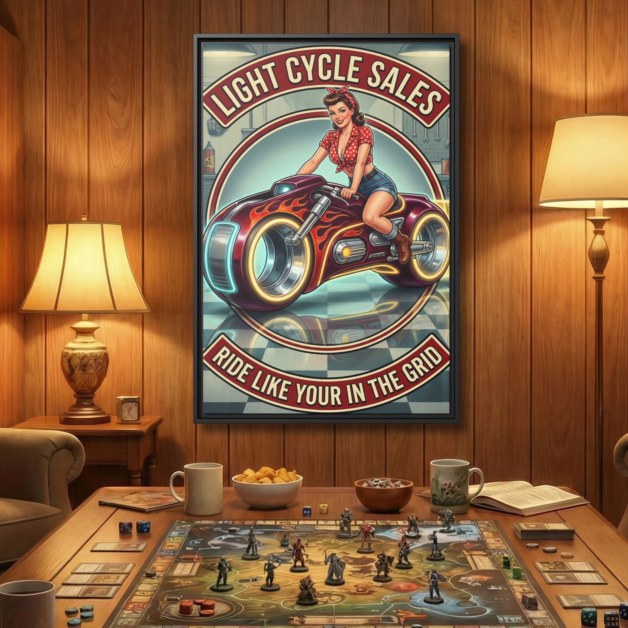 Light Cycle: Wall Art