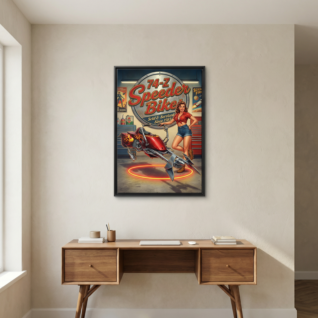 74-Z Speeder Bike: Wall Art
