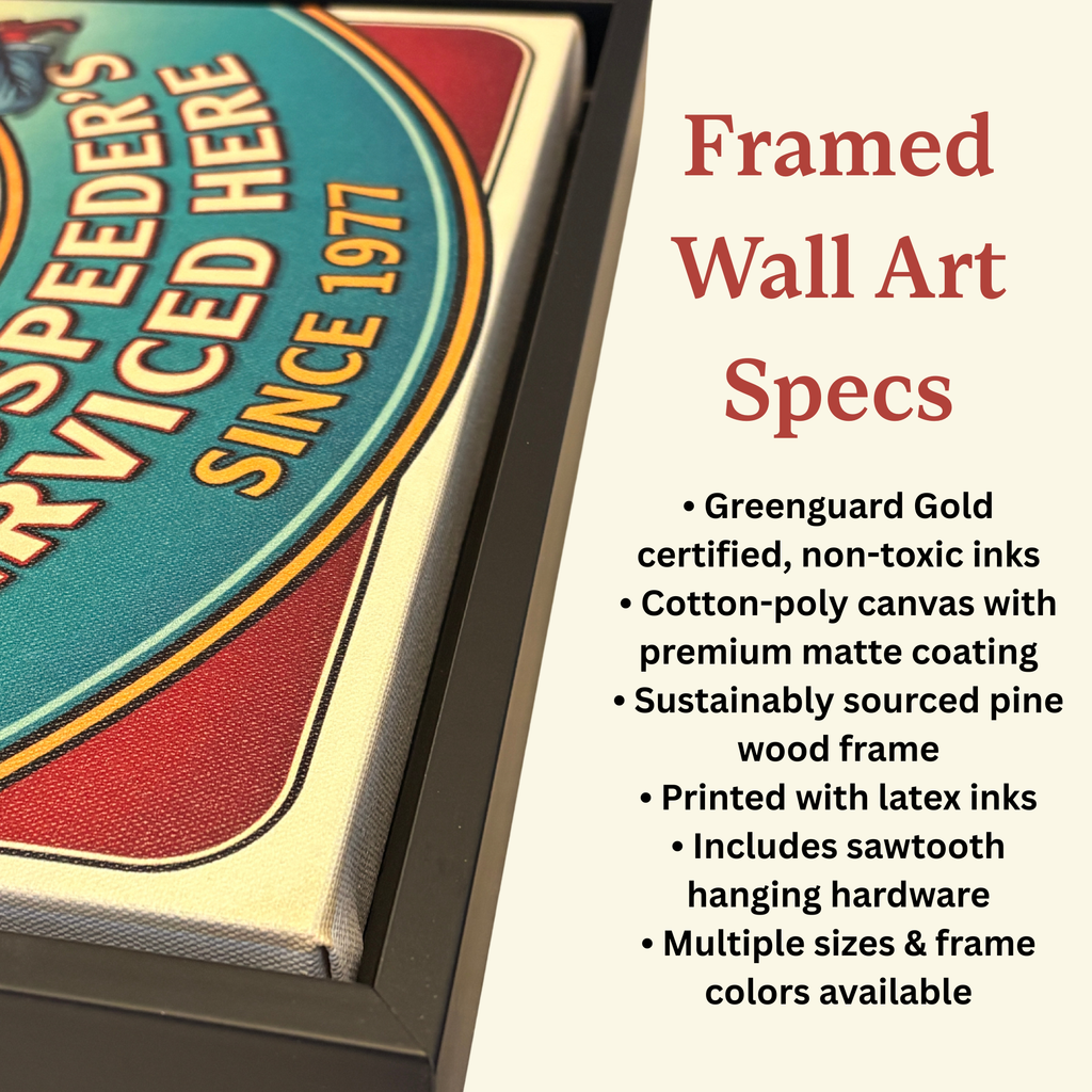 74-Z Speeder Bike: Wall Art