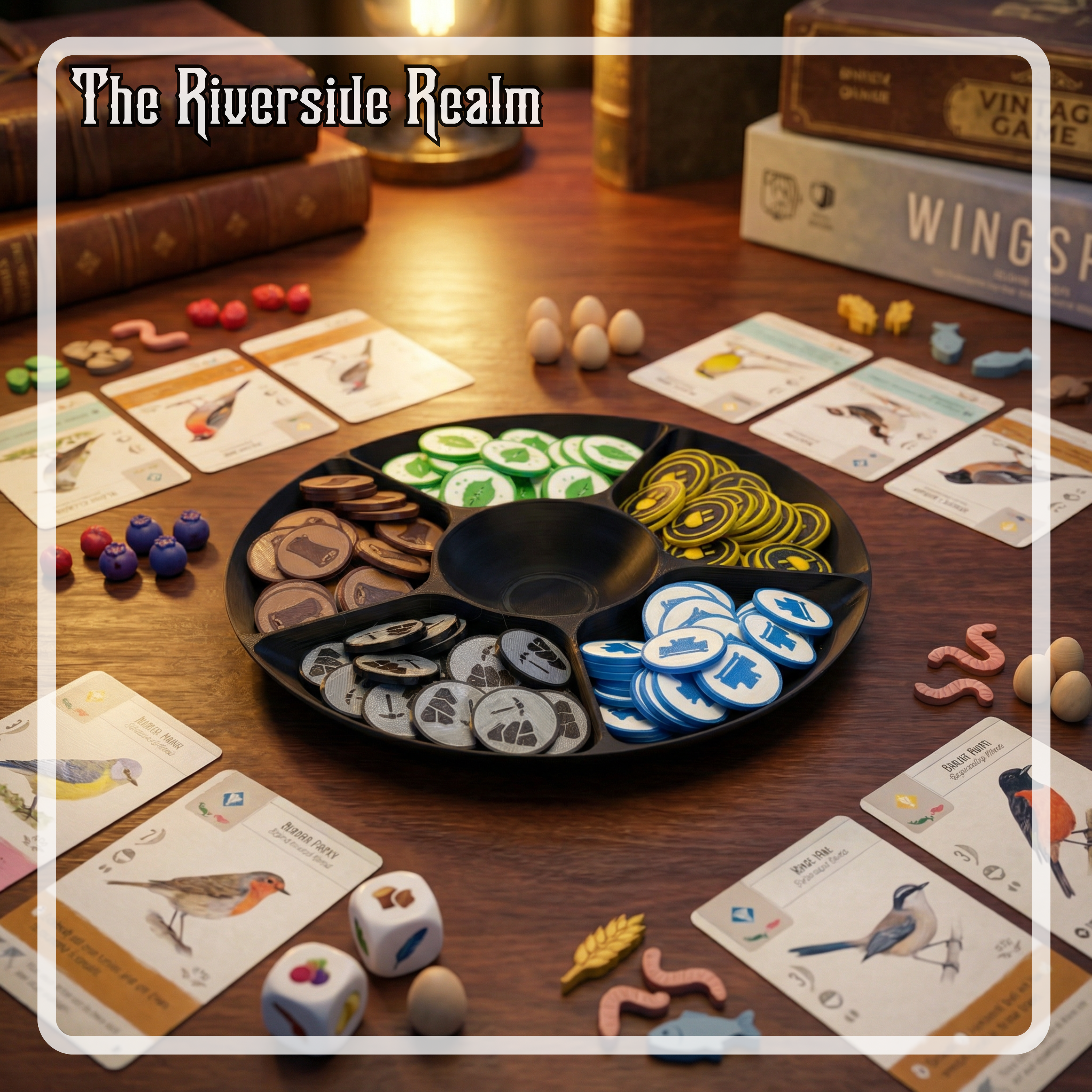 7.75" Lazy Susan Resource Tray