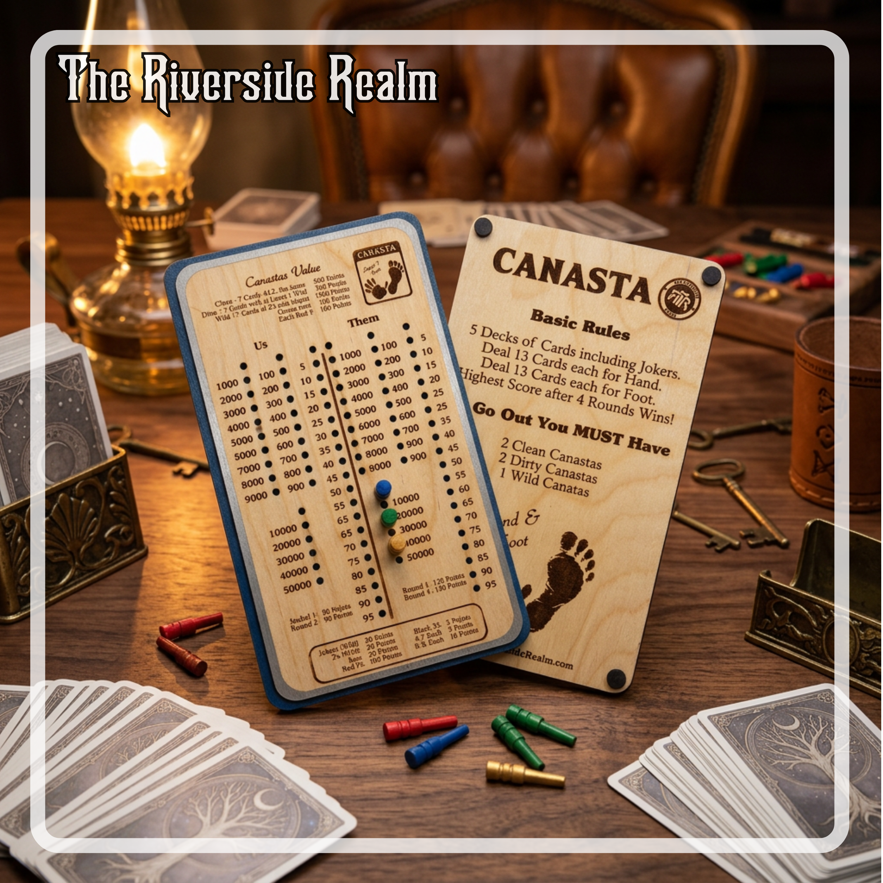 Canasta: Hand & Foot Score Keeper