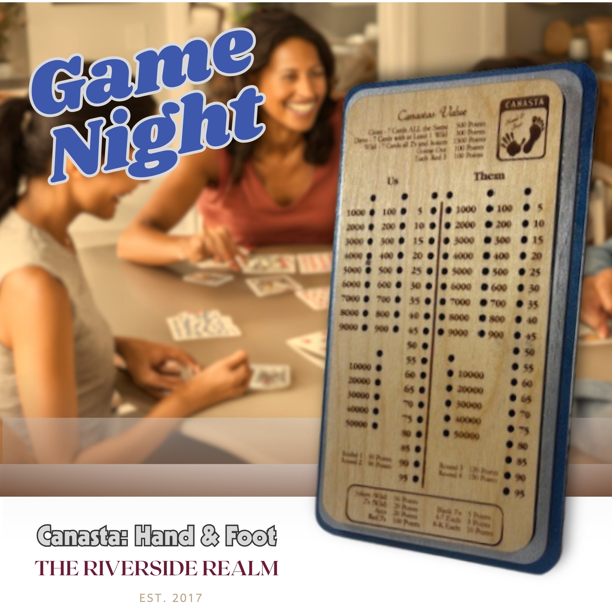 Canasta: Hand & Foot Score Keeper