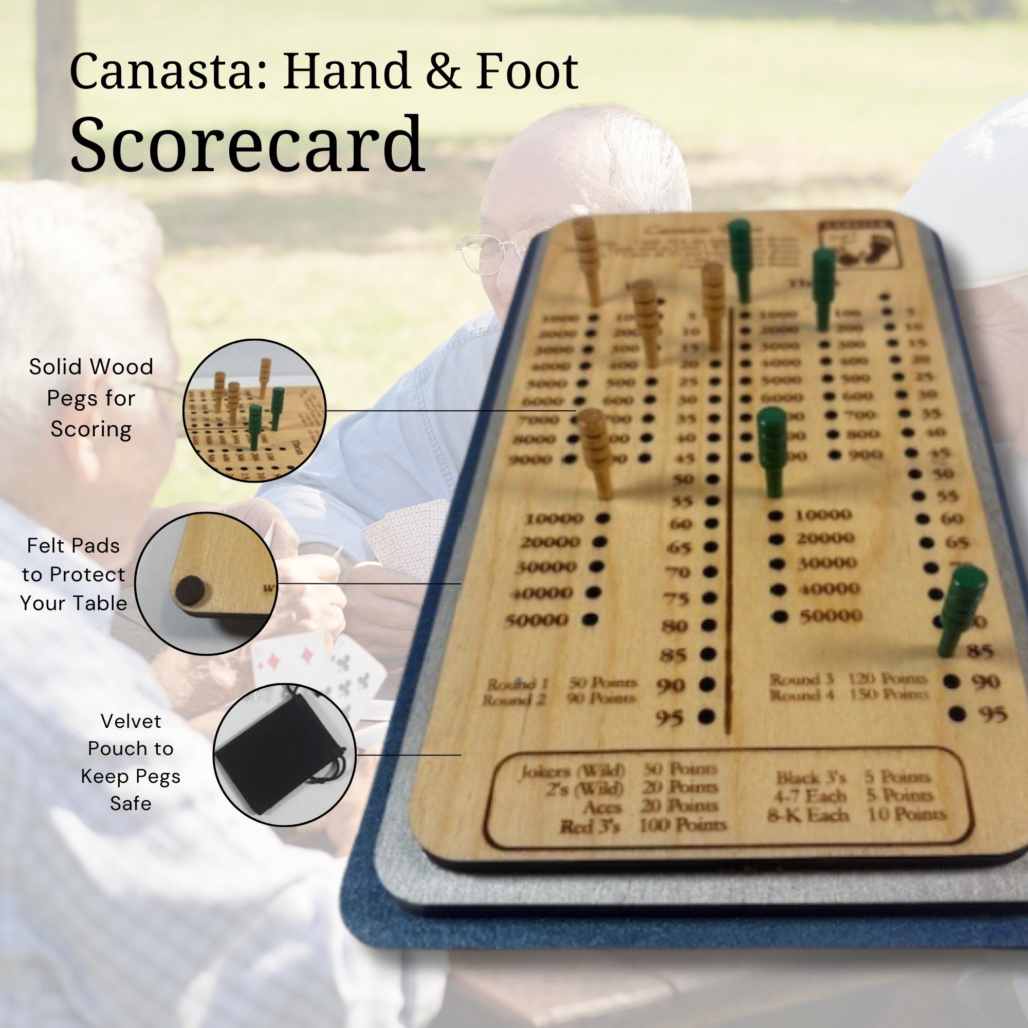Canasta: Hand & Foot Score Keeper