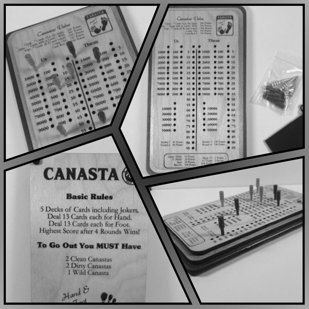 Canasta: Hand & Foot Score Keeper