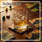 Coaster Set: Carcassonne