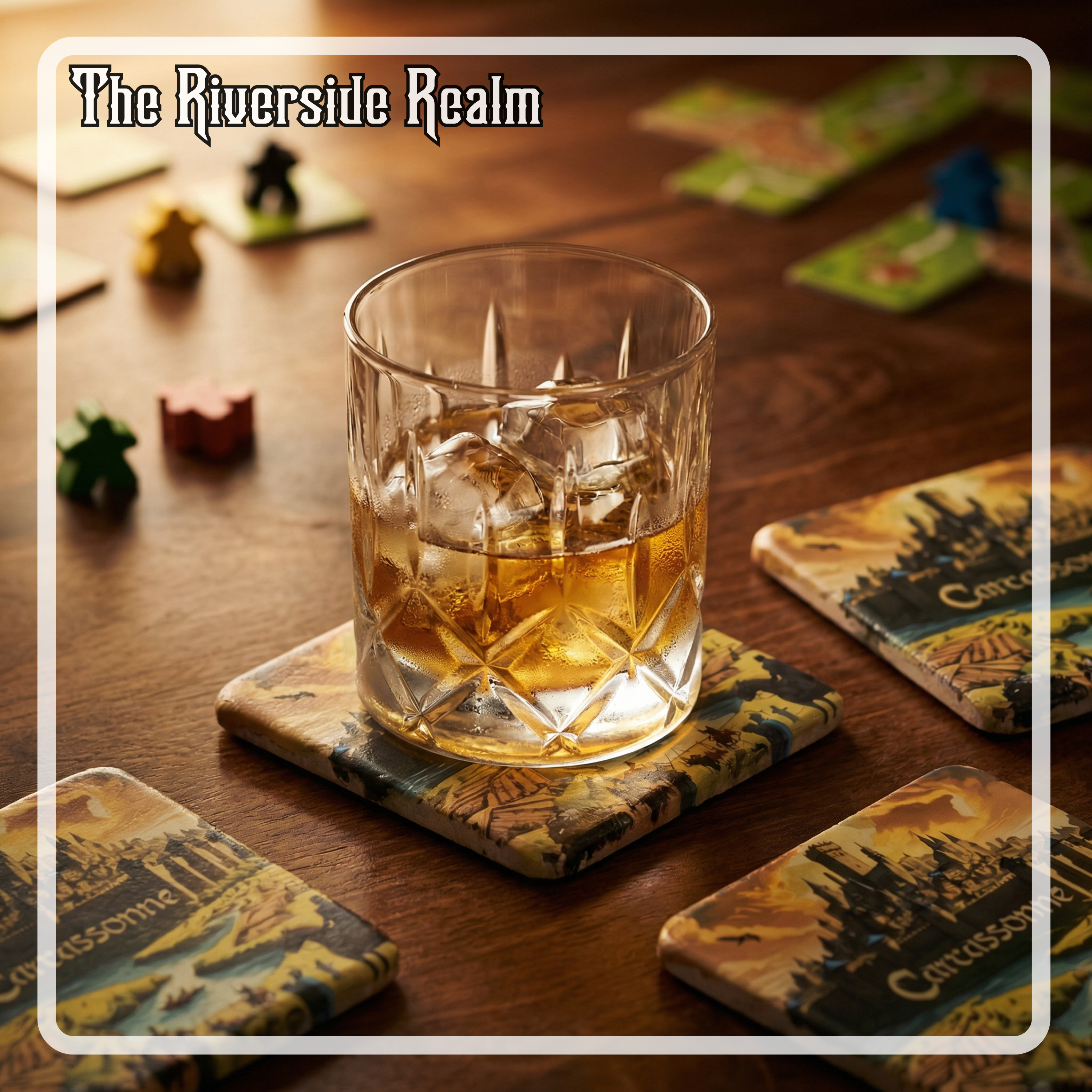 Coaster Set: Carcassonne