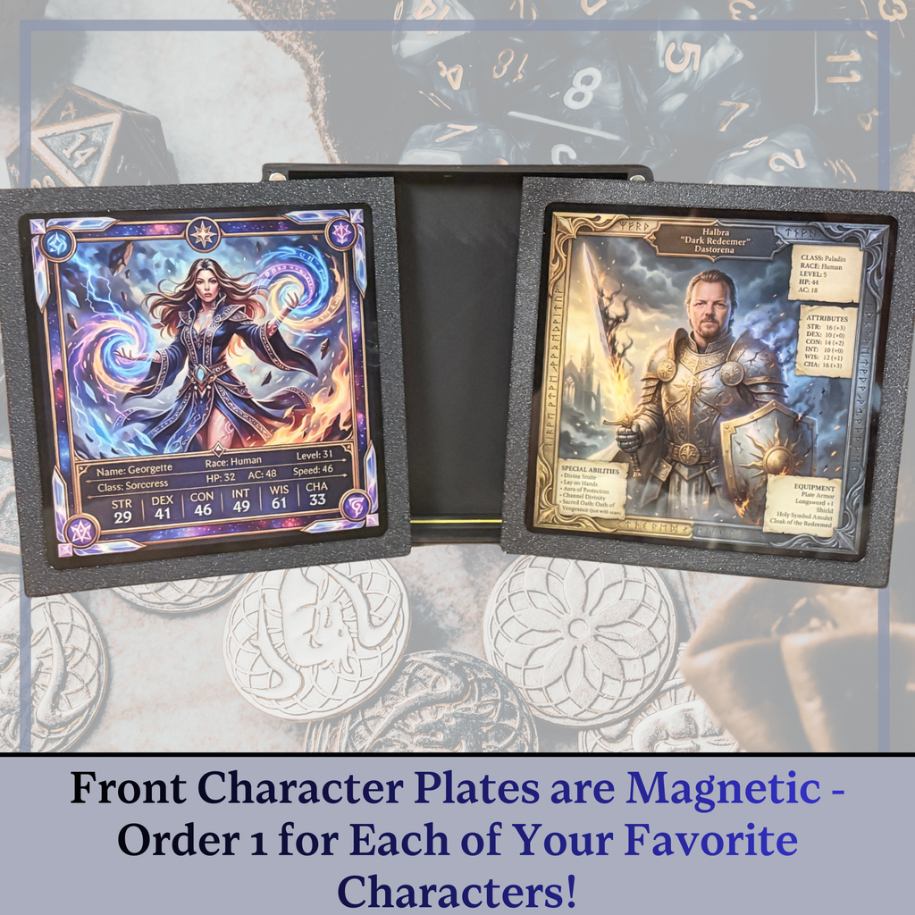 D&D Character Light Box