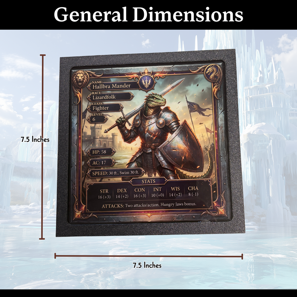 D&D Character Light Box