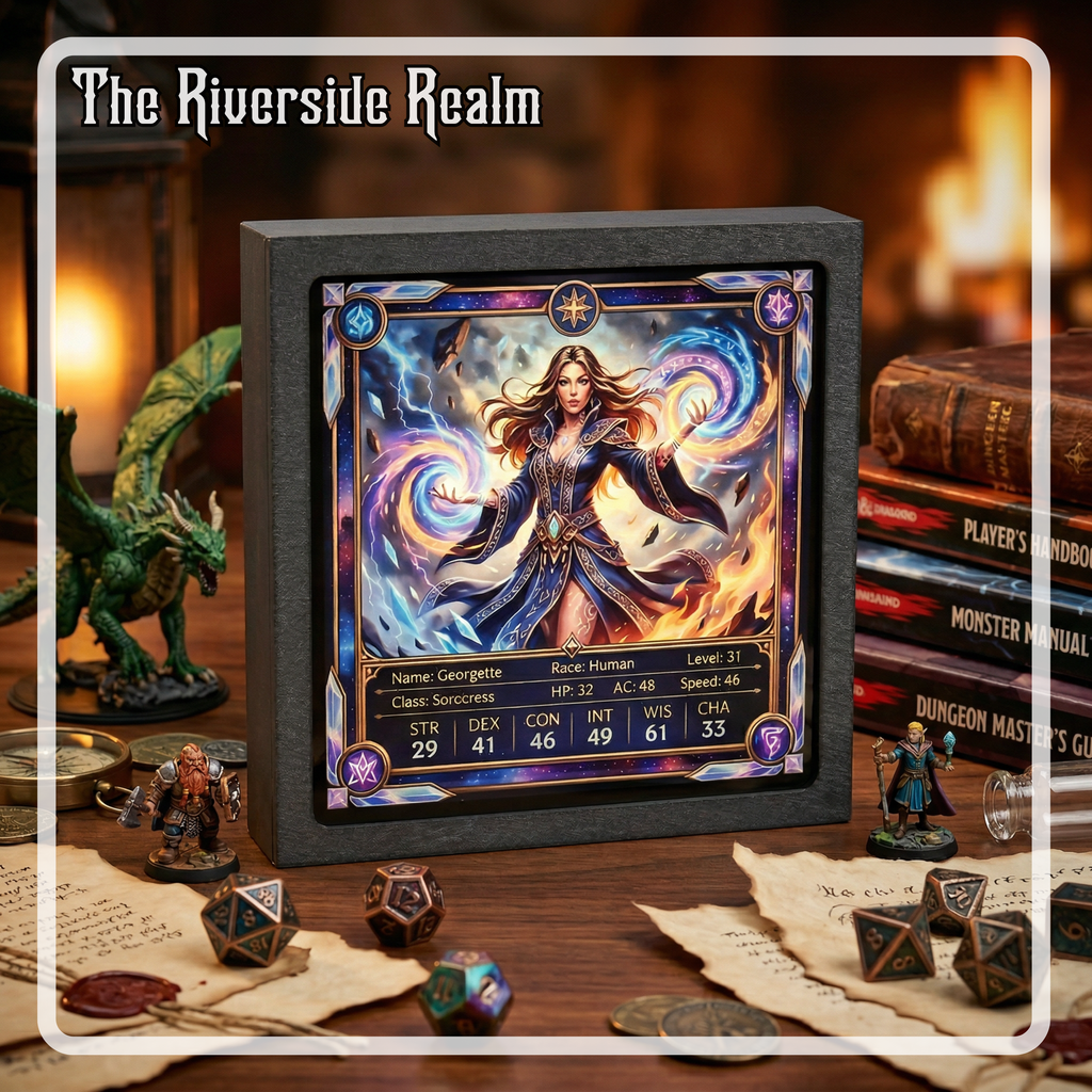 D&D Character Light Box