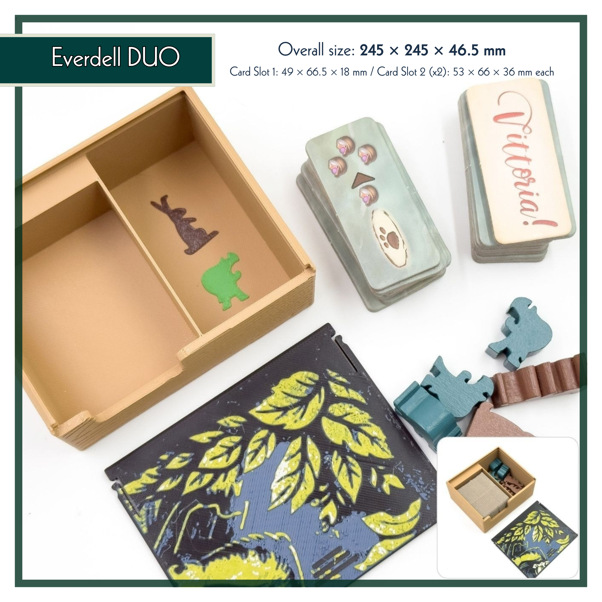 Everdell DUO: Box Insert