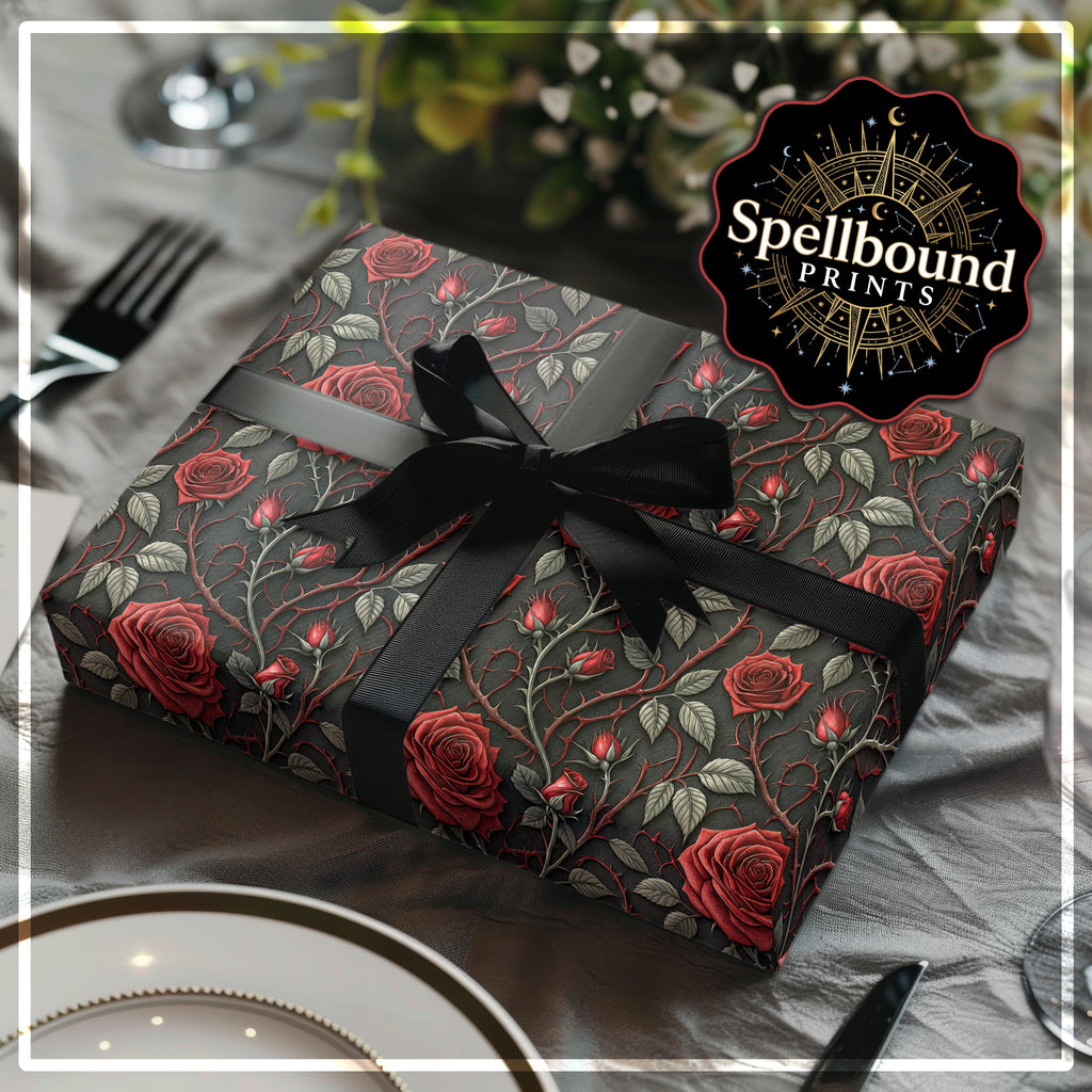 Gothic Roses: Wrapping Paper