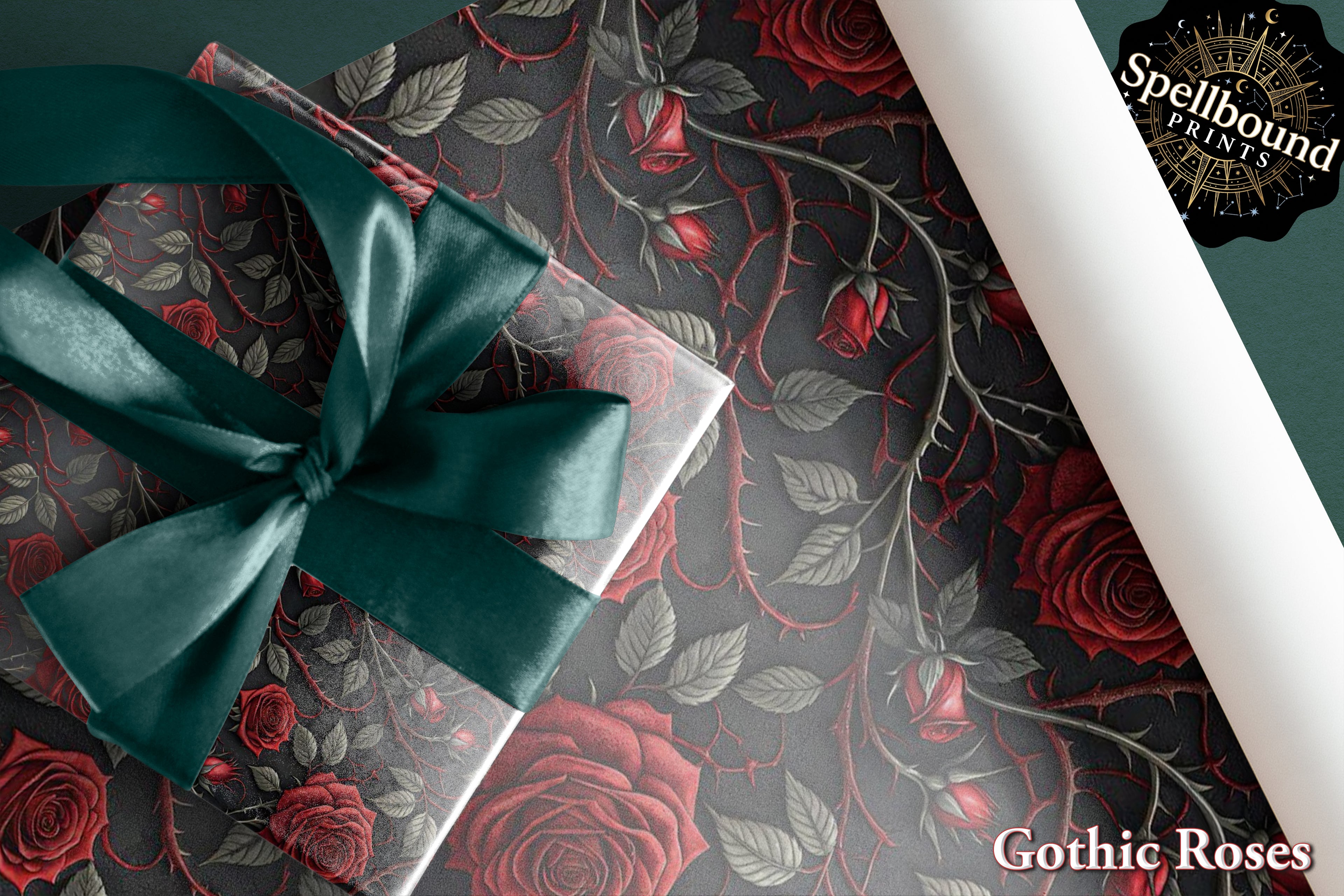 Gothic Roses: Wrapping Paper