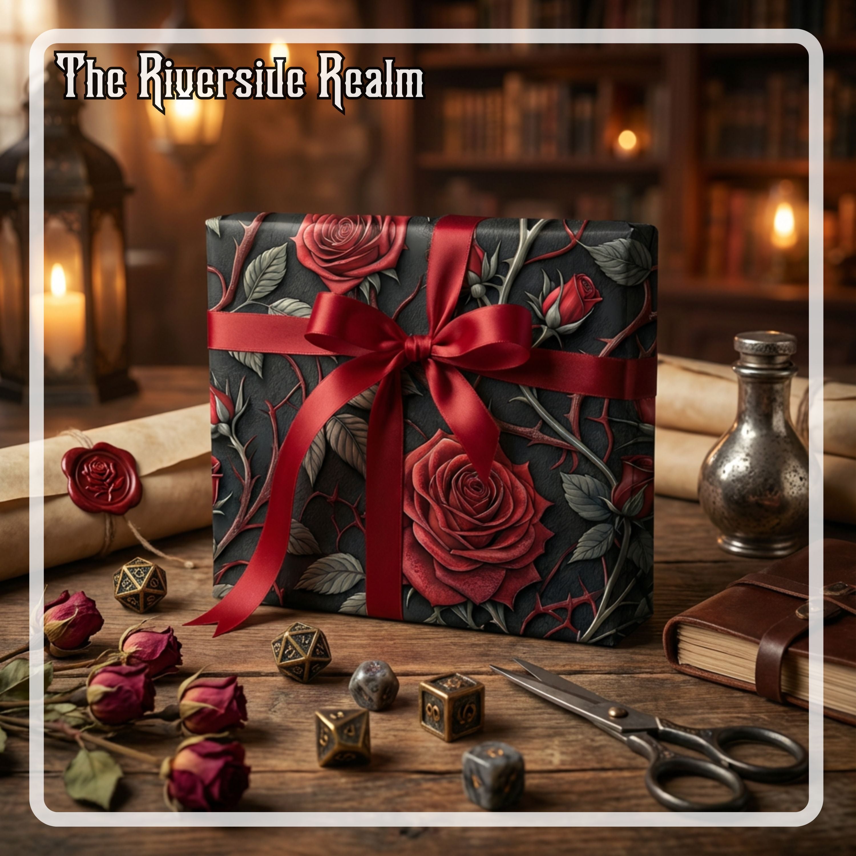 Gothic Roses: Wrapping Paper