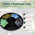 7.75" Lazy Susan Resource Tray
