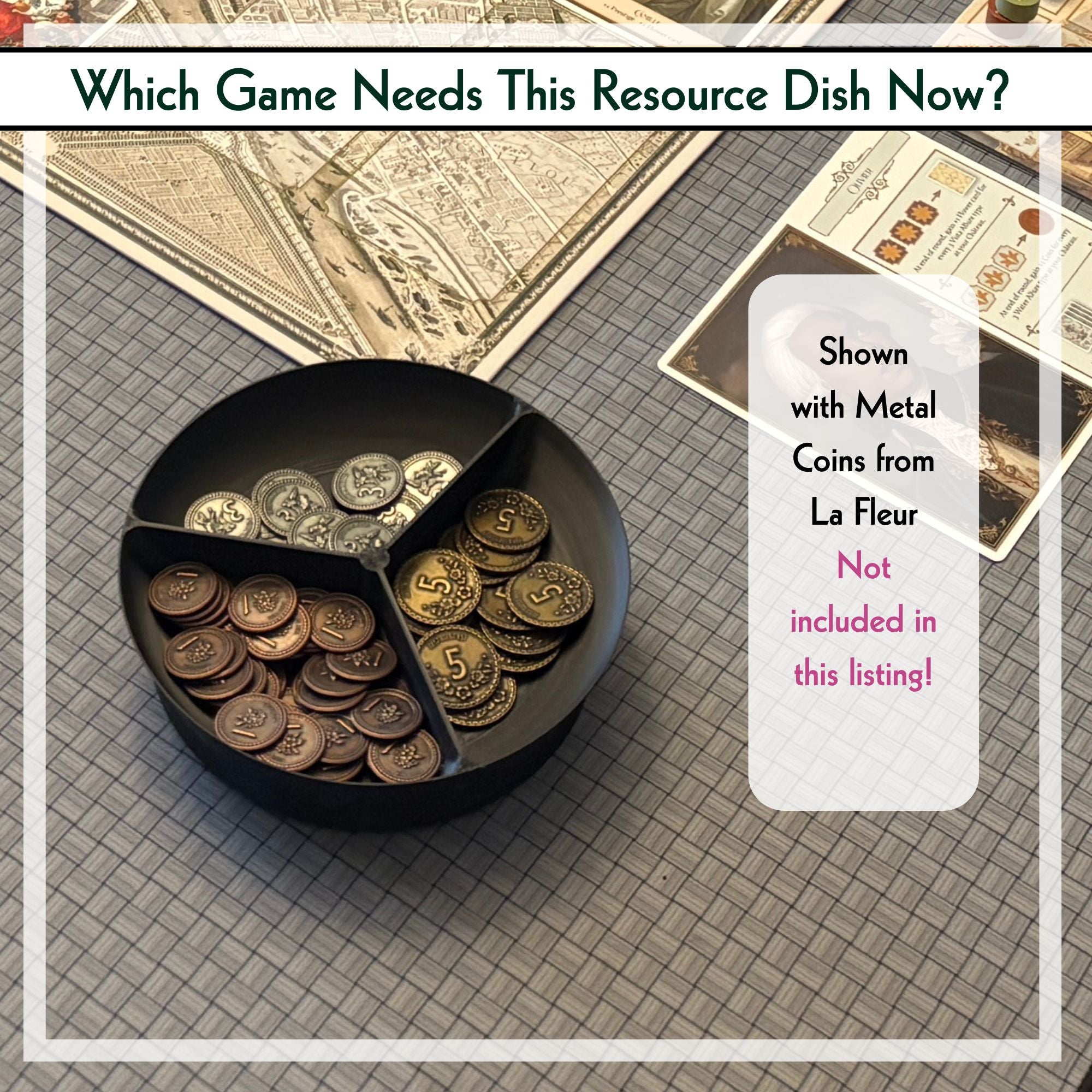 5.5" Lazy Susan Resource Tray