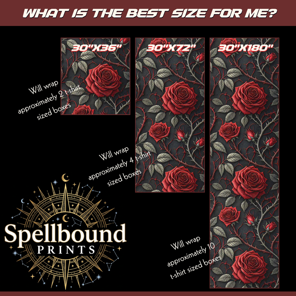 Gothic Roses: Wrapping Paper