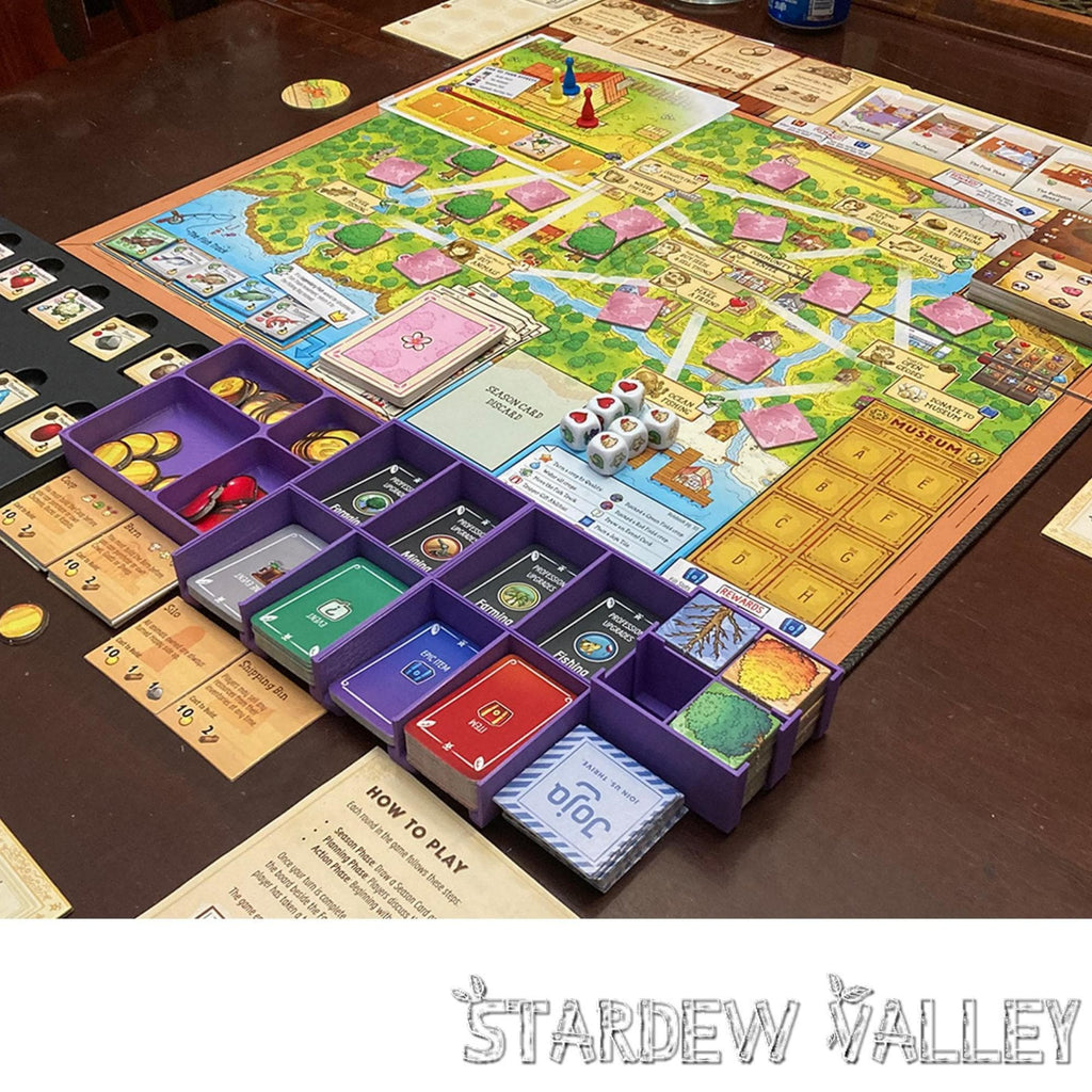 Game Organizer: Compatible with Stardew Valley - Durable PLA+ Insert Trays