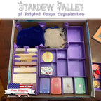 Game Organizer: Compatible with Stardew Valley - Durable PLA+ Insert Trays